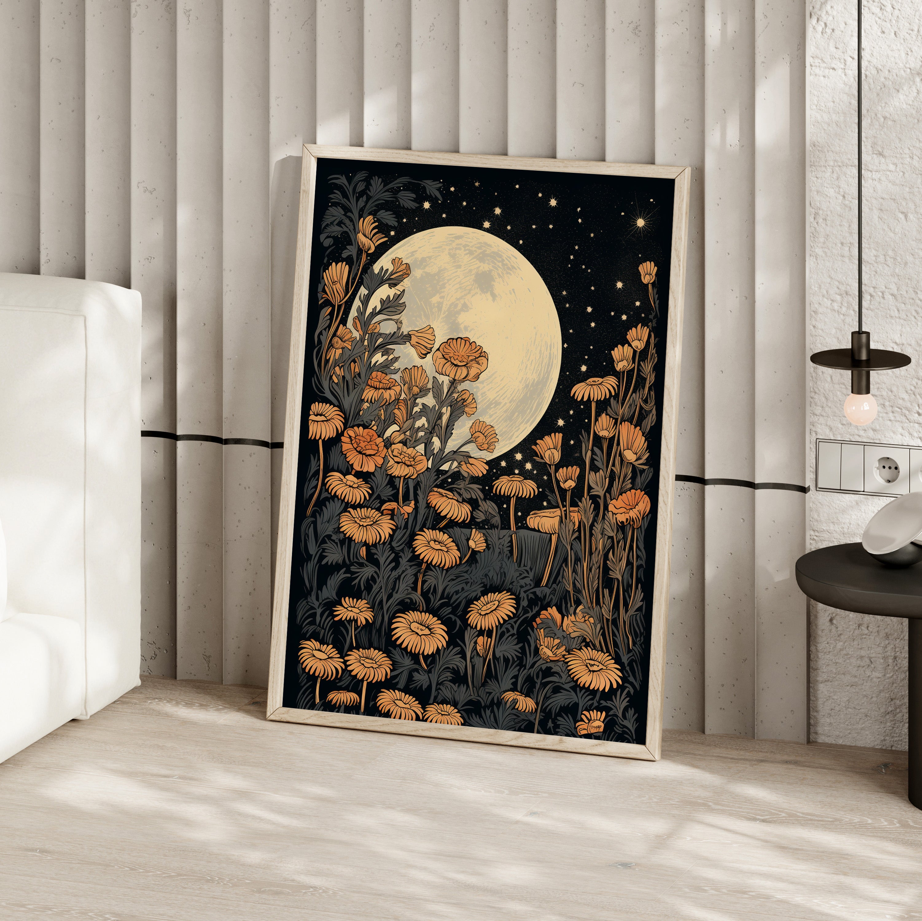 Moonlit Floral Serenade