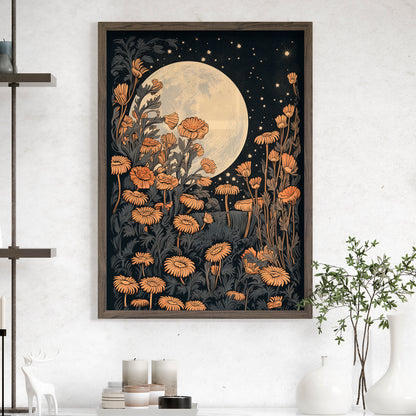 Moonlit Floral Serenade