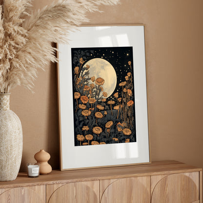 Moonlit Floral Serenade