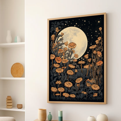 Moonlit Floral Serenade