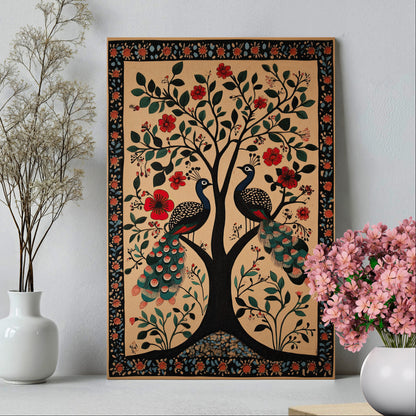 .75" Matte Canvas - Lovers Under Blooming Canopy