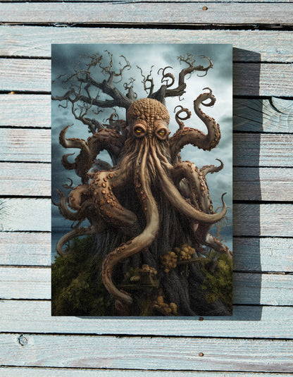 .75&quot; Matte Canvas - Cthulhu&