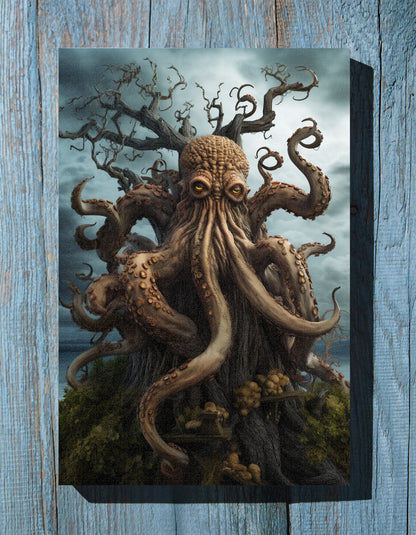 .75&quot; Matte Canvas - Cthulhu&