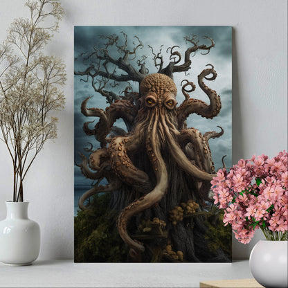 .75&quot; Matte Canvas - Cthulhu&