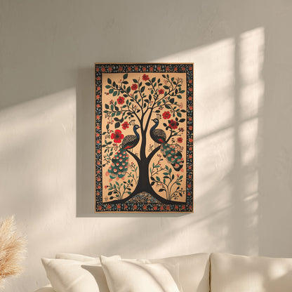 .75" Matte Canvas - Lovers Under Blooming Canopy