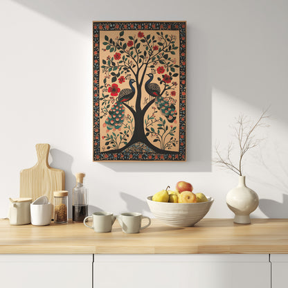 .75" Matte Canvas - Lovers Under Blooming Canopy