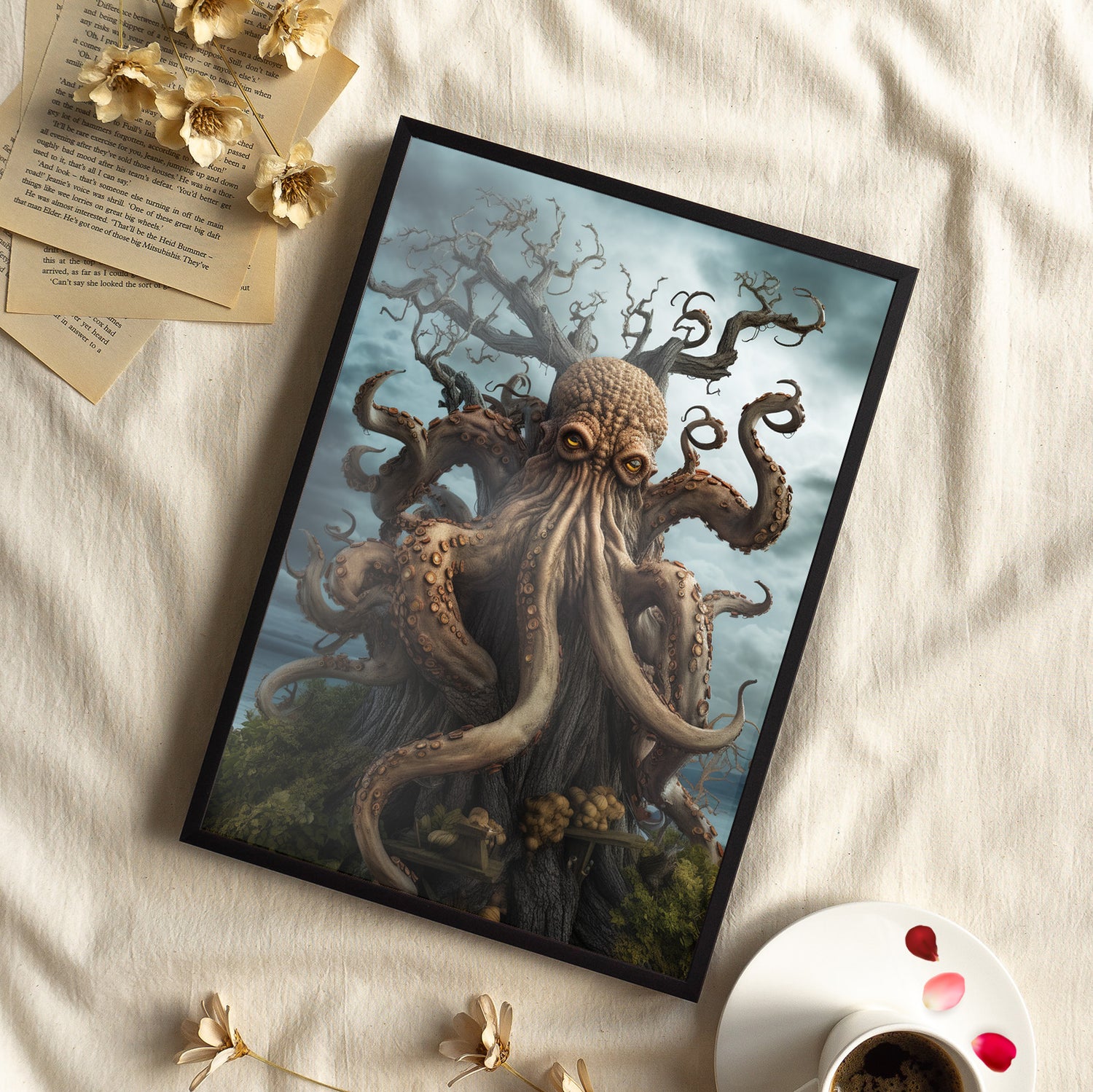 Framed Paper Print - Cthulhu&