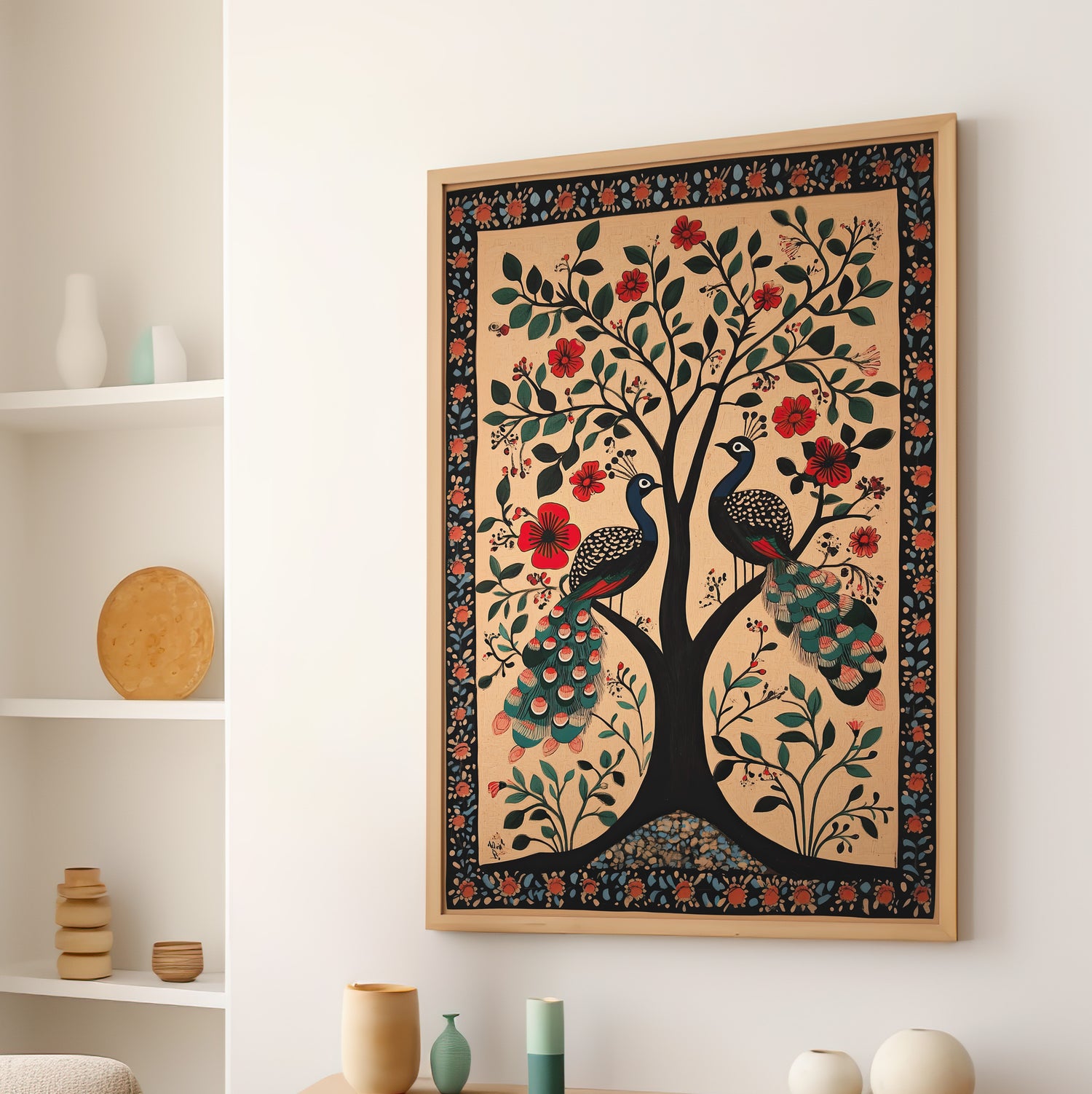 Lovers Under Blooming Canopy