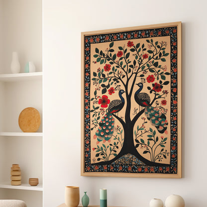 Lovers Under Blooming Canopy