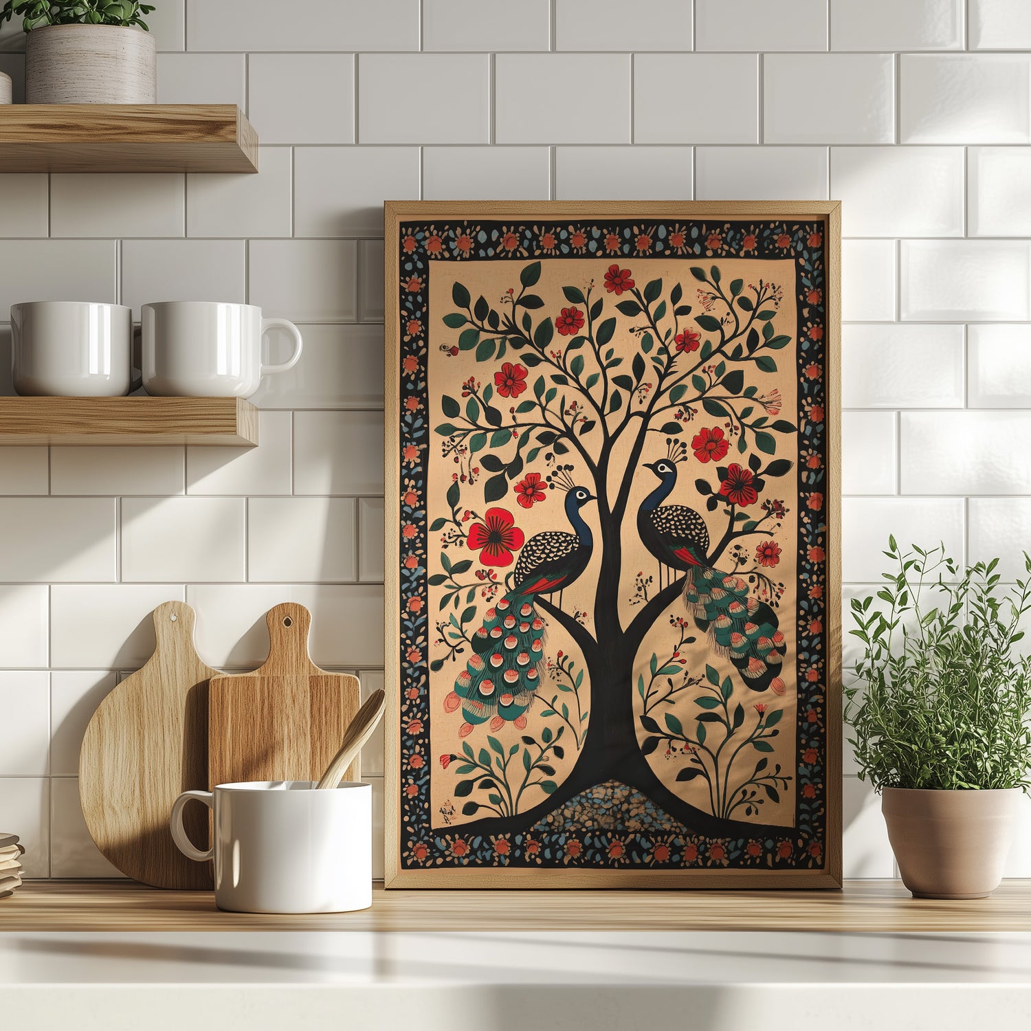 Lovers Under Blooming Canopy