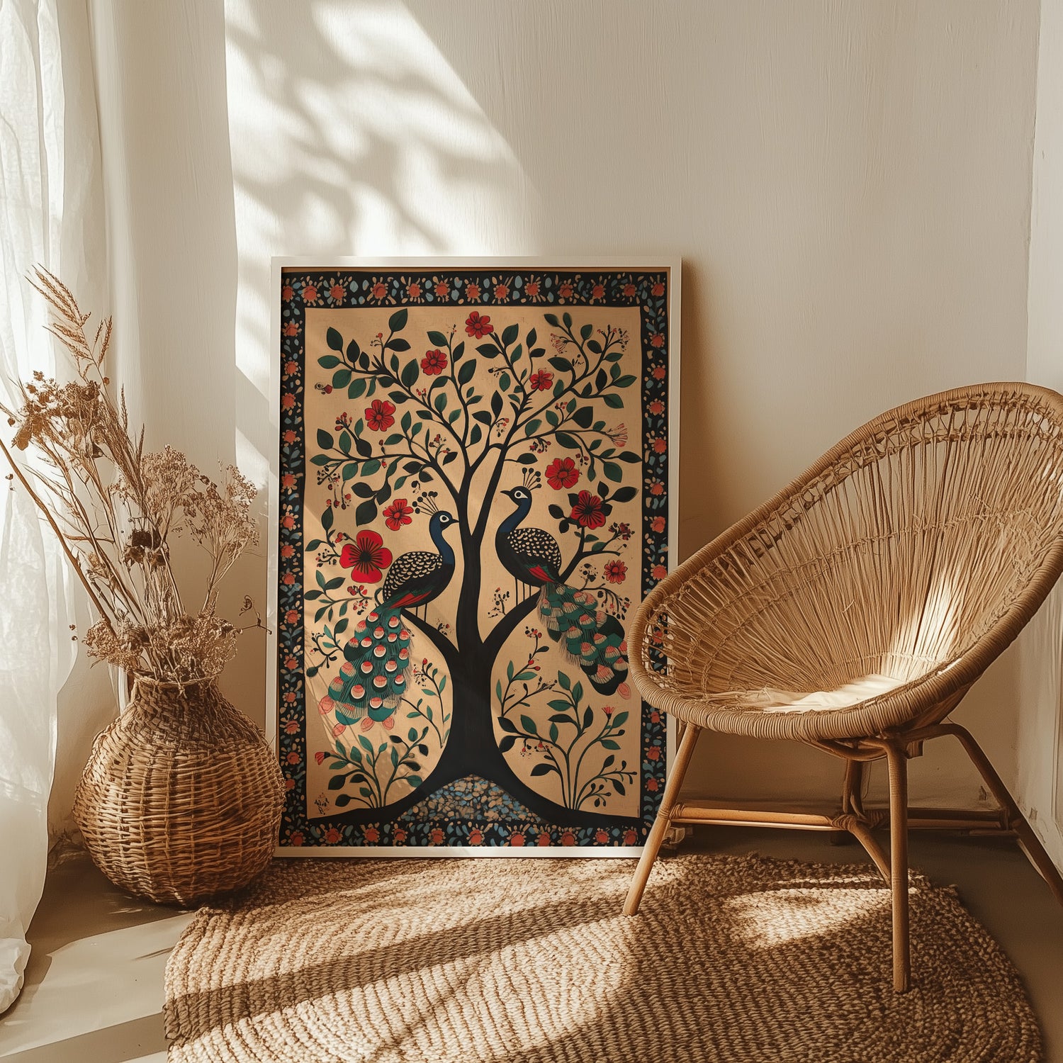 Lovers Under Blooming Canopy