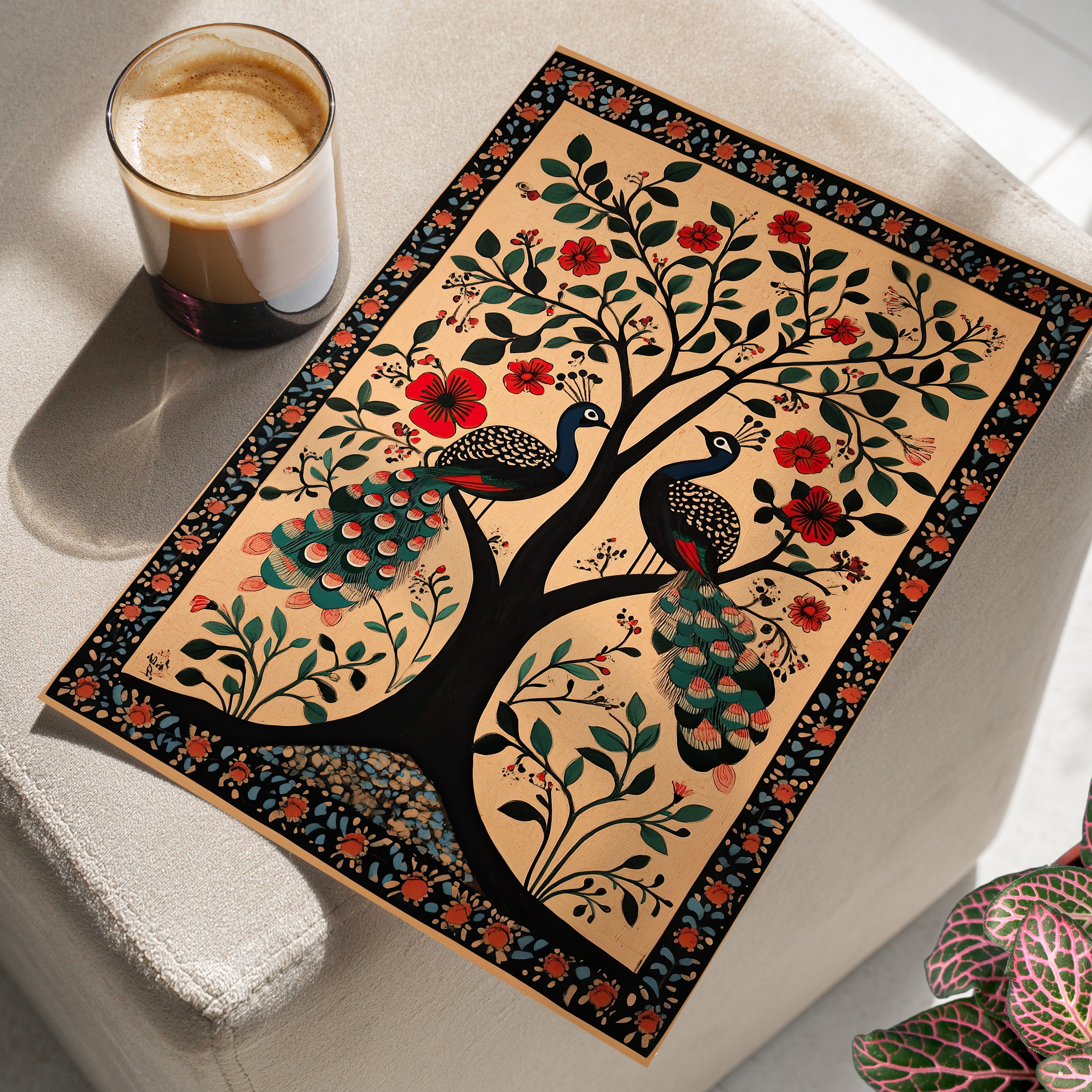 Lovers Under Blooming Canopy