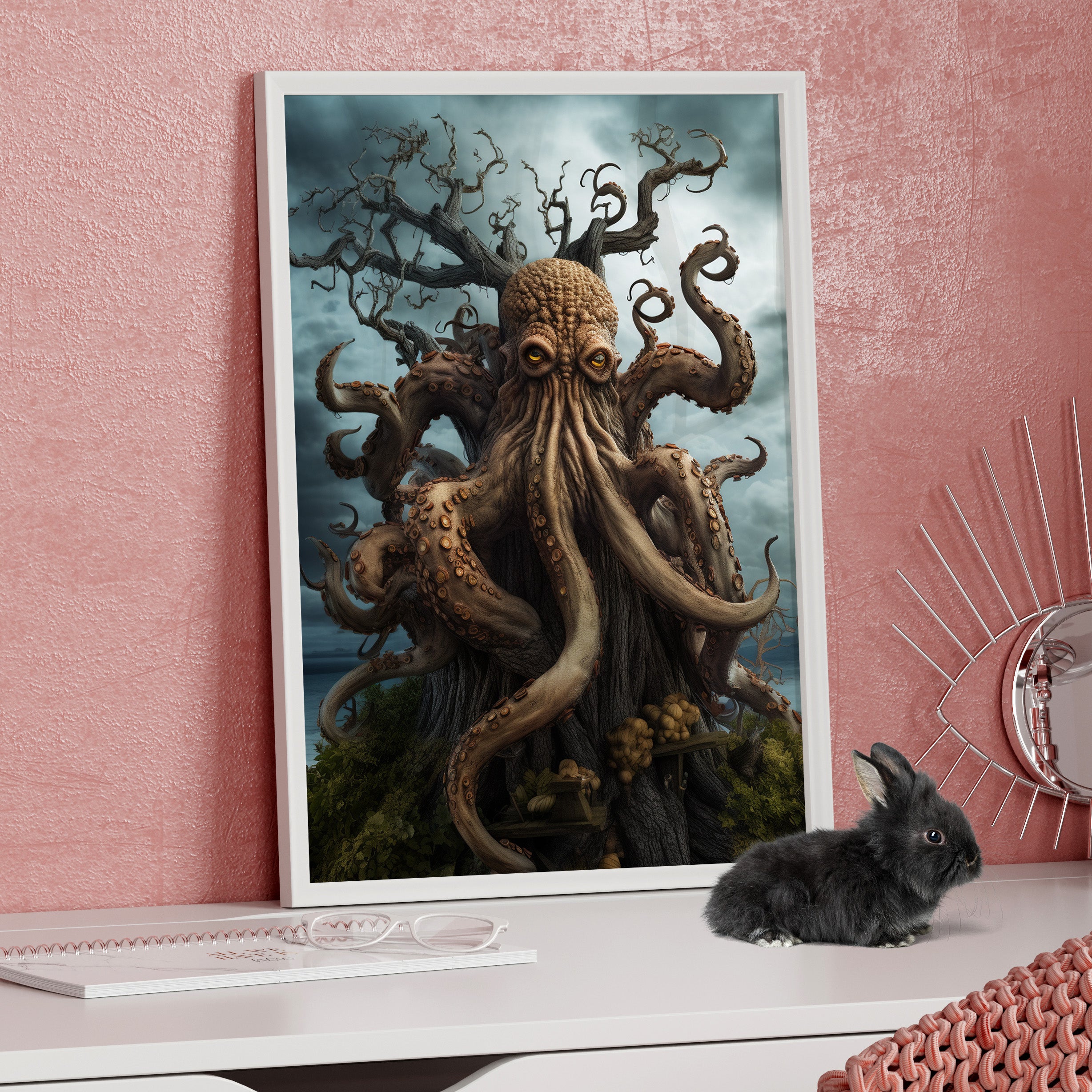 Framed Paper Print - Cthulhu&