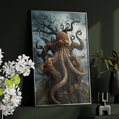 Framed Paper Print - Cthulhu&