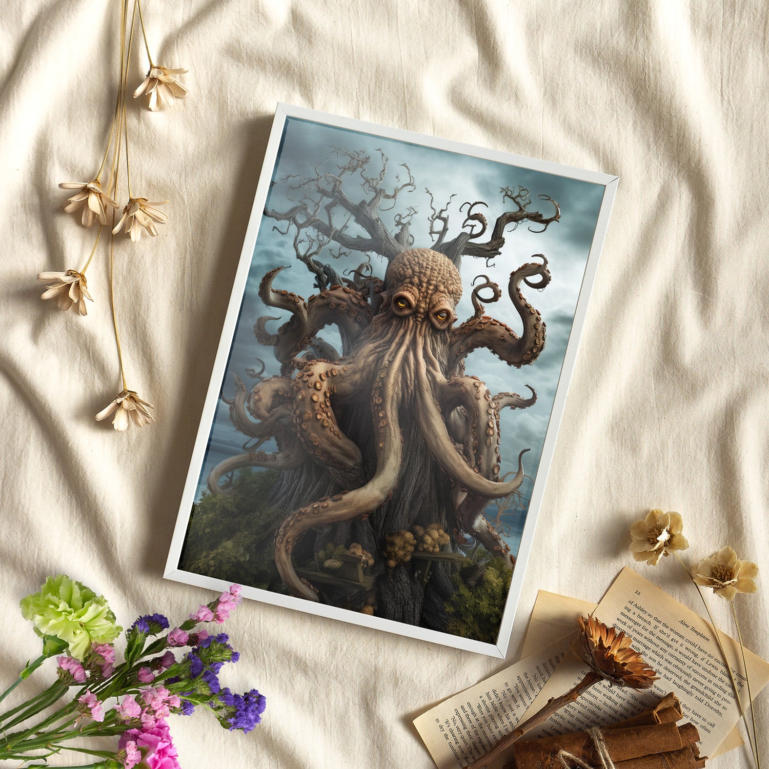 Framed Paper Print - Cthulhu&