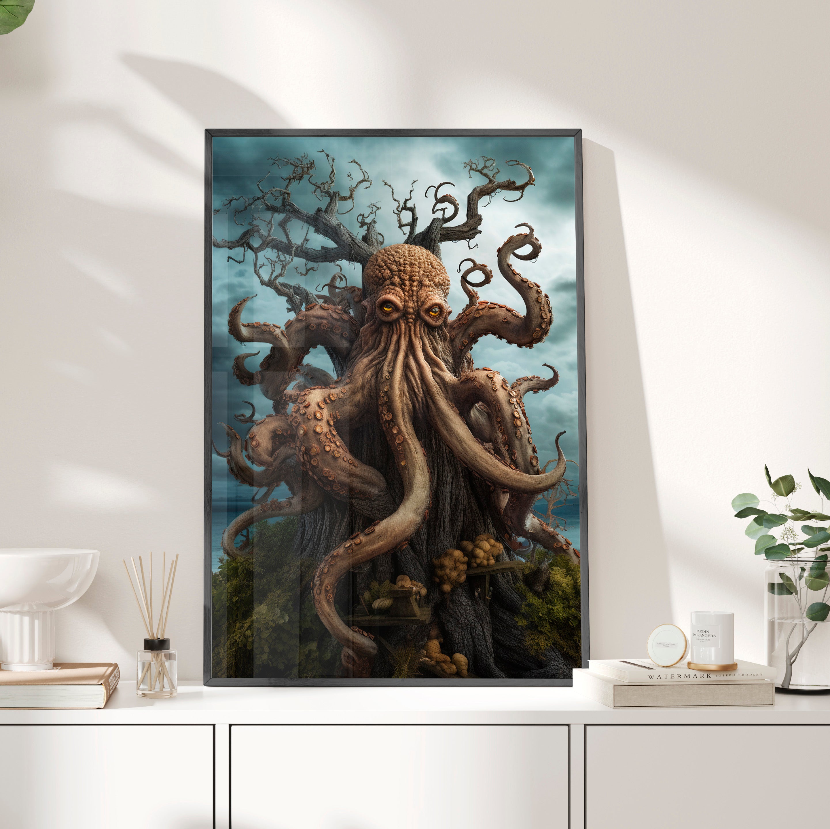 Framed Paper Print - Cthulhu&