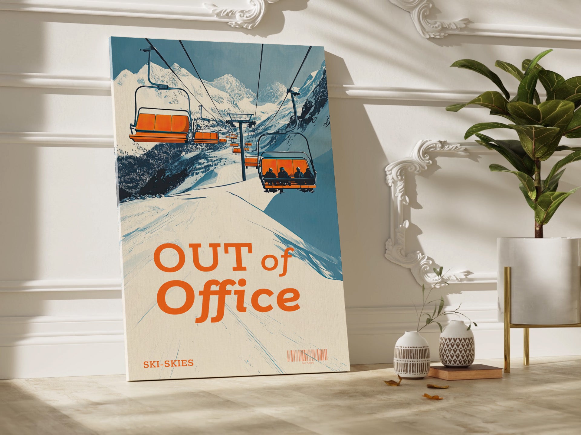 1.25" Matte Canvas - Out of Office Skies