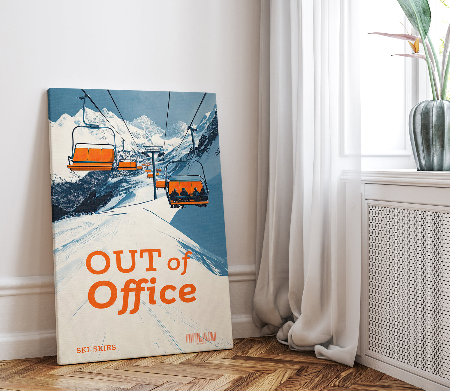 1.25" Matte Canvas - Out of Office Skies