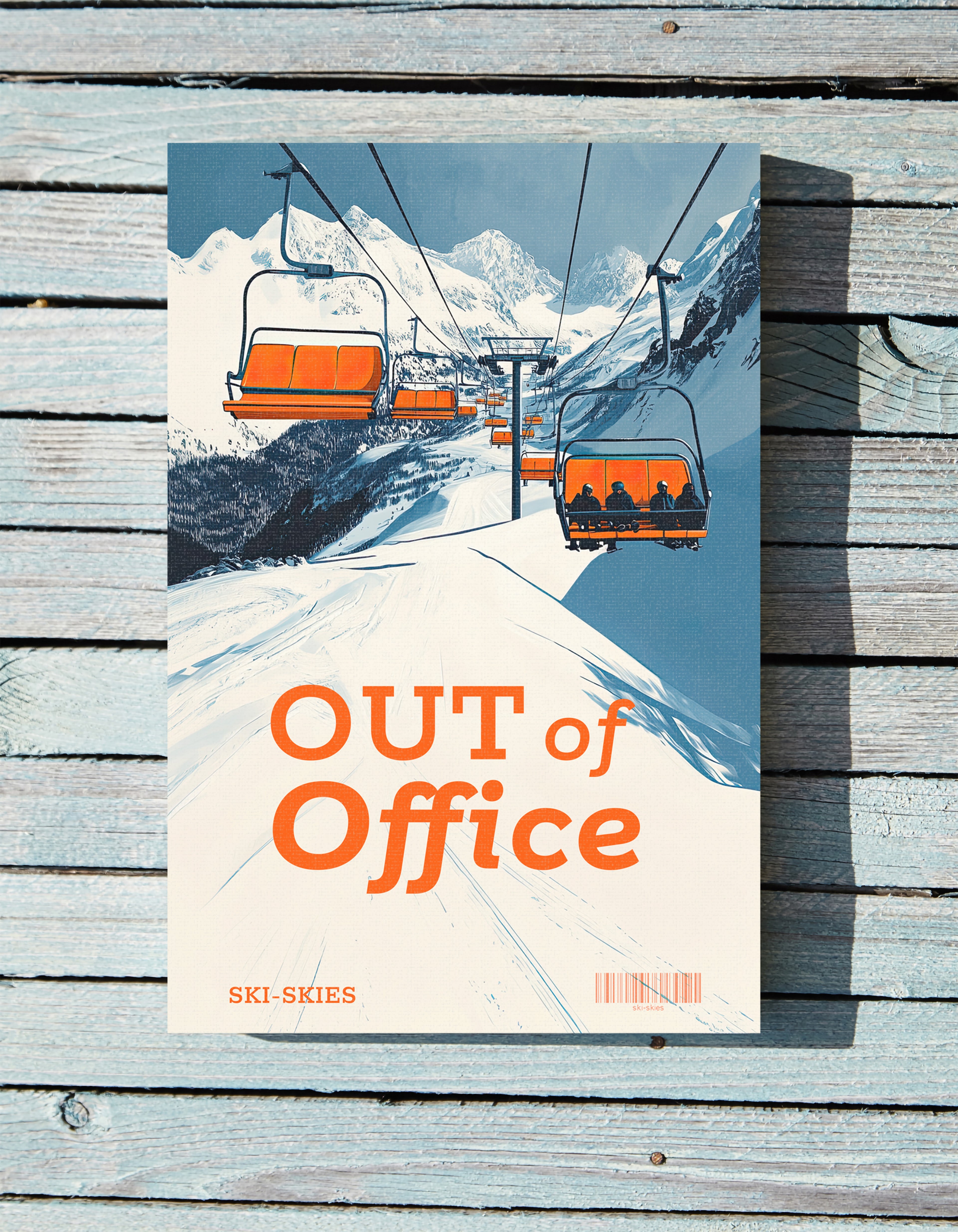 1.25" Matte Canvas - Out of Office Skies