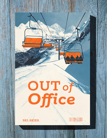 1.25" Matte Canvas - Out of Office Skies