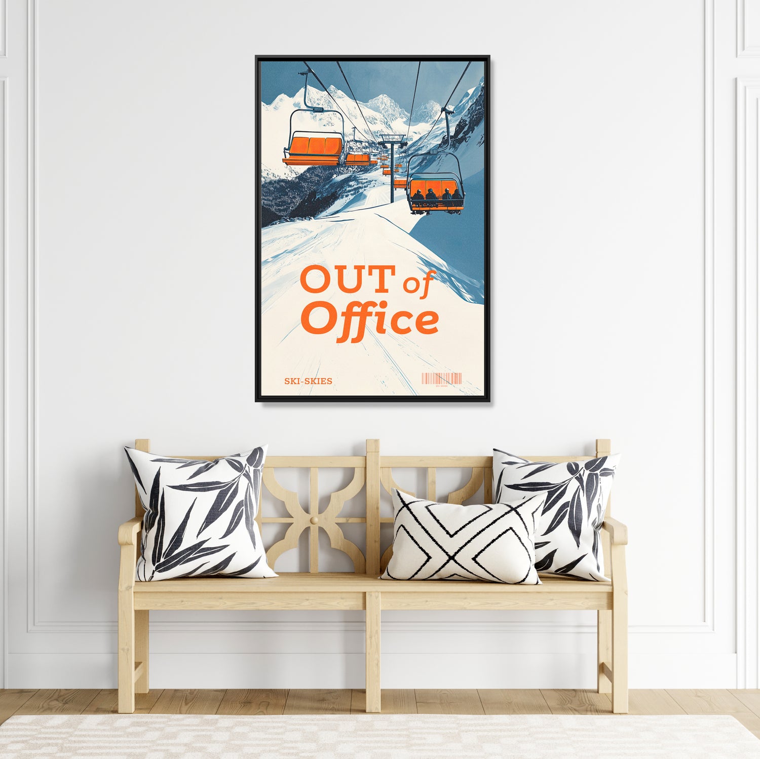 Framed Canvas - Out of Office Skies