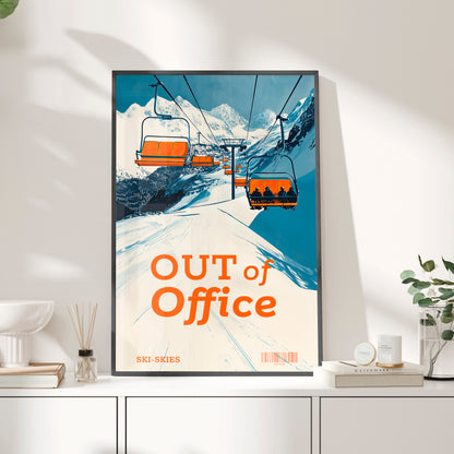 Framed Paper Print - Out of Office Skies