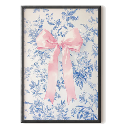 Pink Bow Floralscape