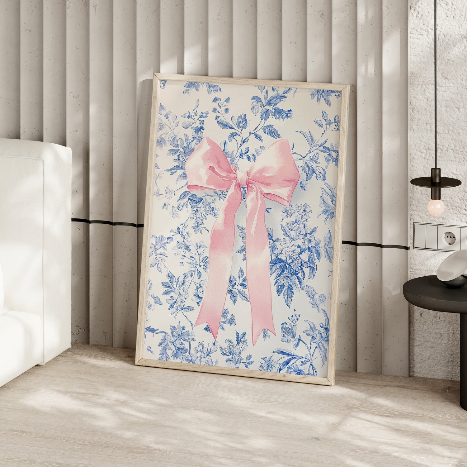 Pink Bow Floralscape