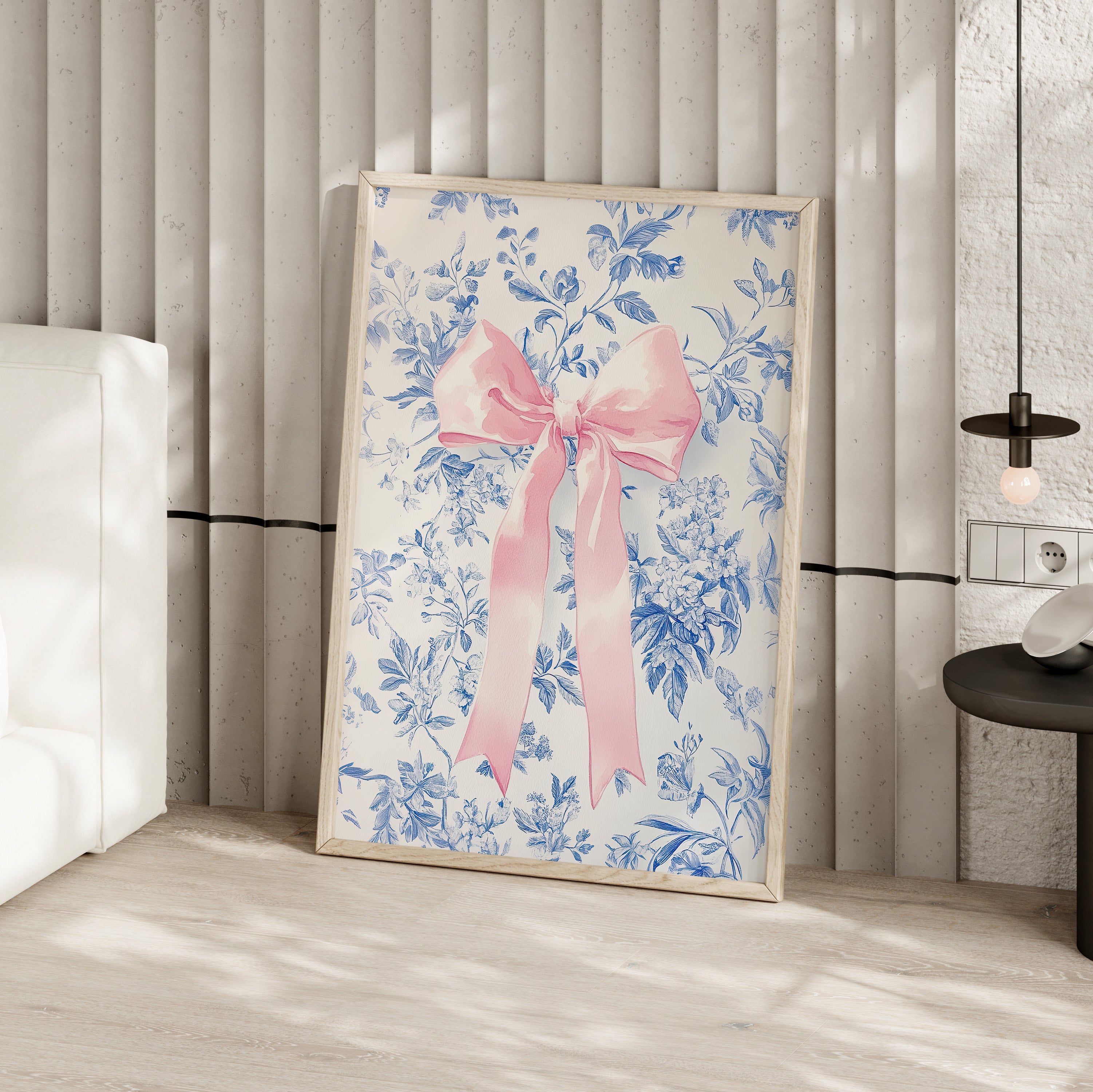 Pink Bow Floralscape