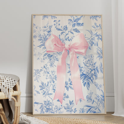Pink Bow Floralscape