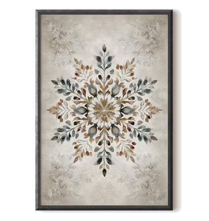 Nordic Botanical Snowflake