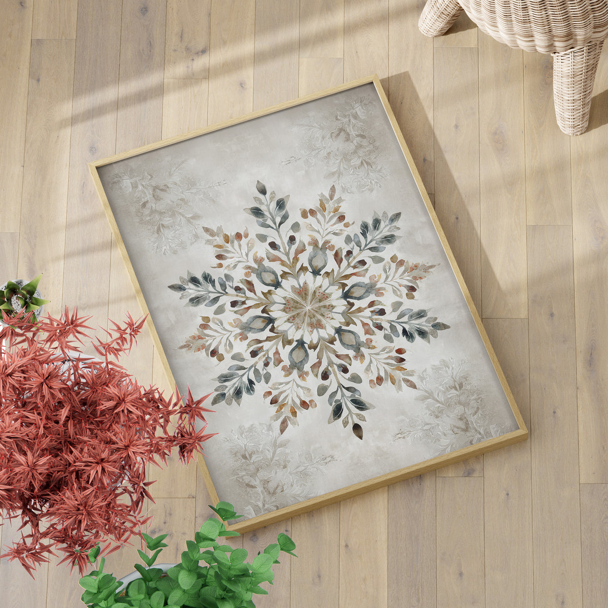 Nordic Botanical Snowflake