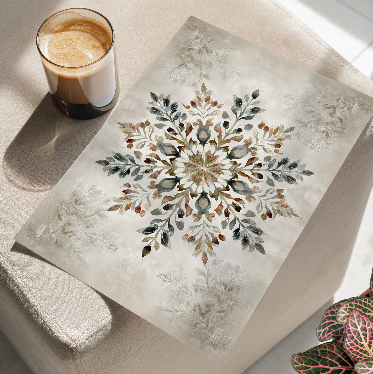 Nordic Botanical Snowflake
