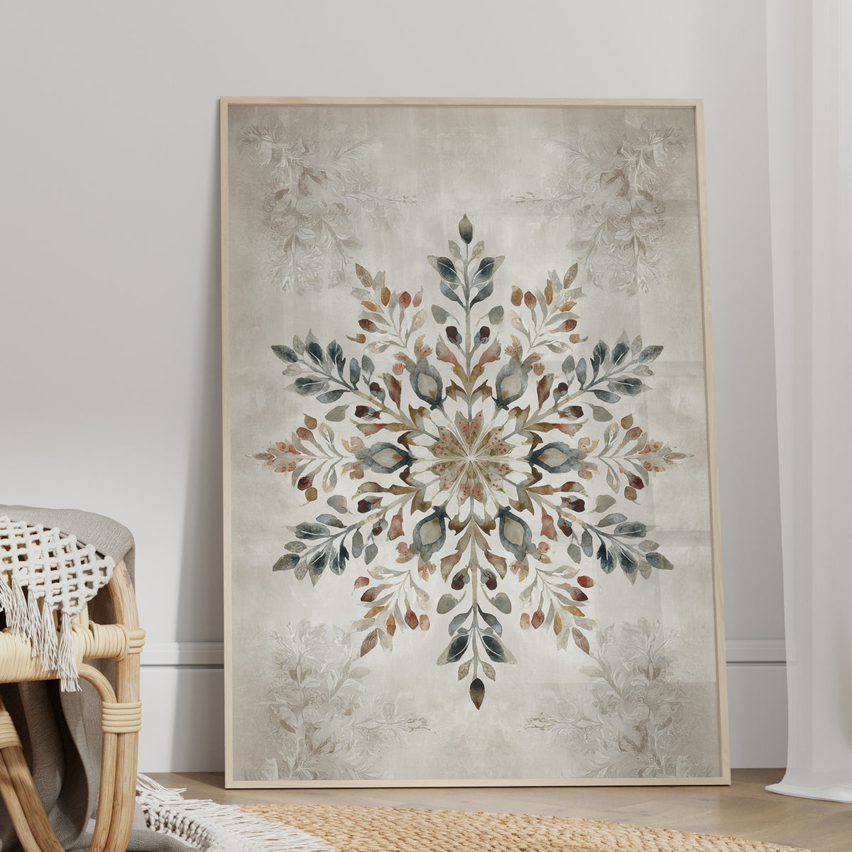 Nordic Botanical Snowflake
