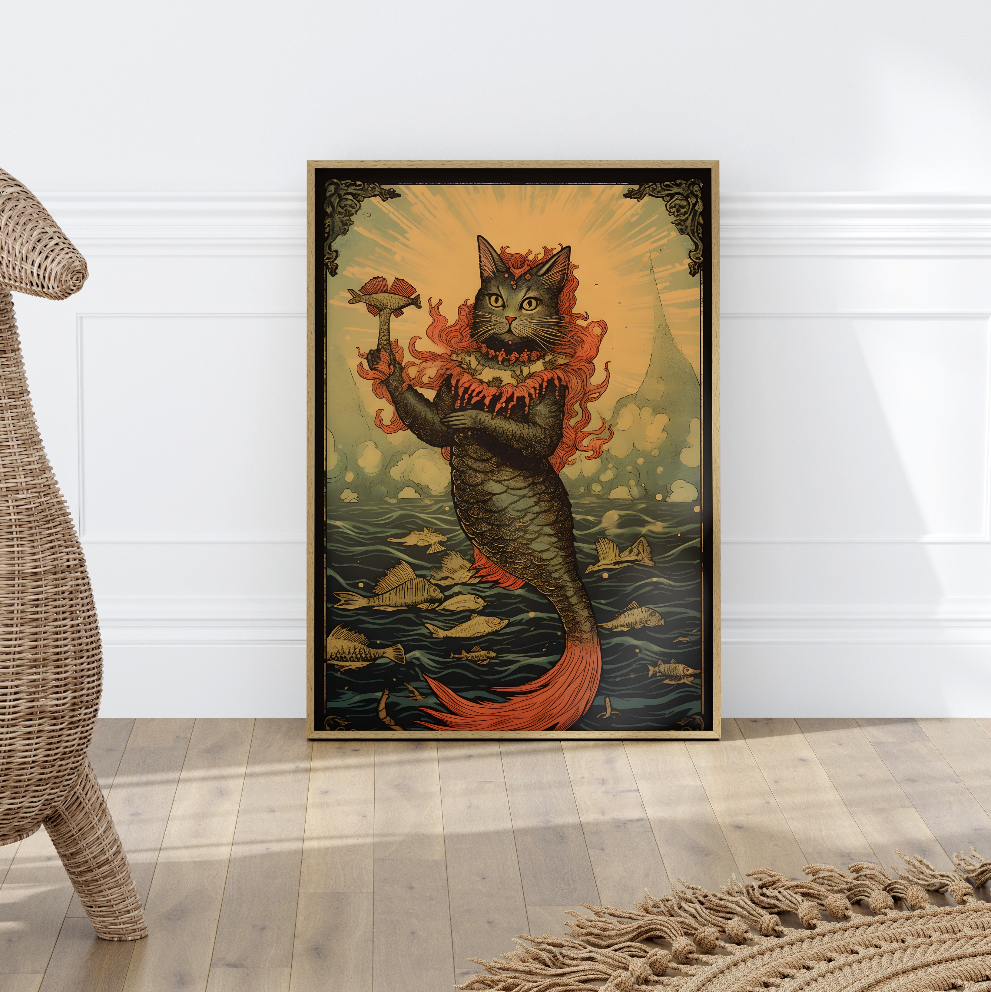 Fiery Feline of the Sea