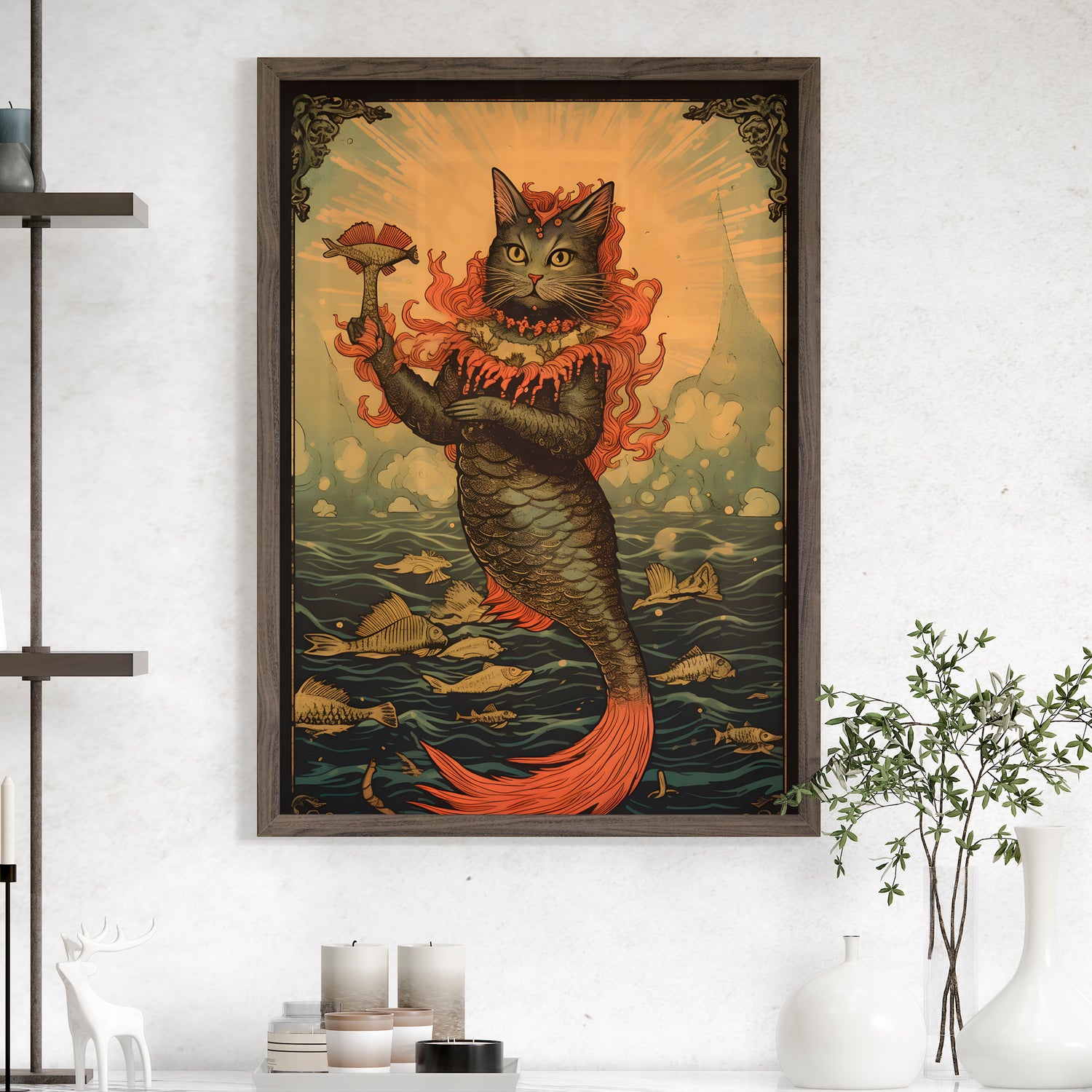 Fiery Feline of the Sea