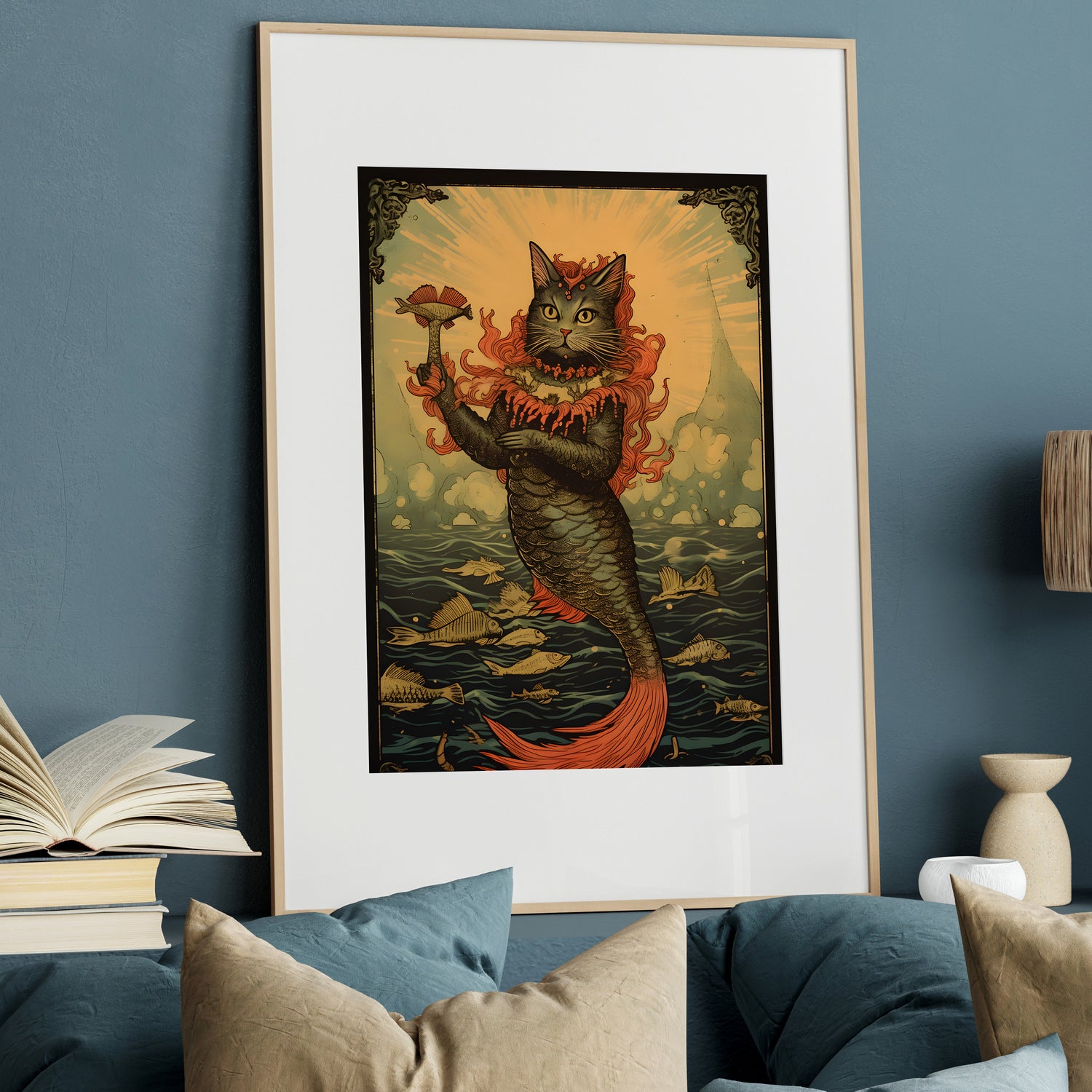 Fiery Feline of the Sea