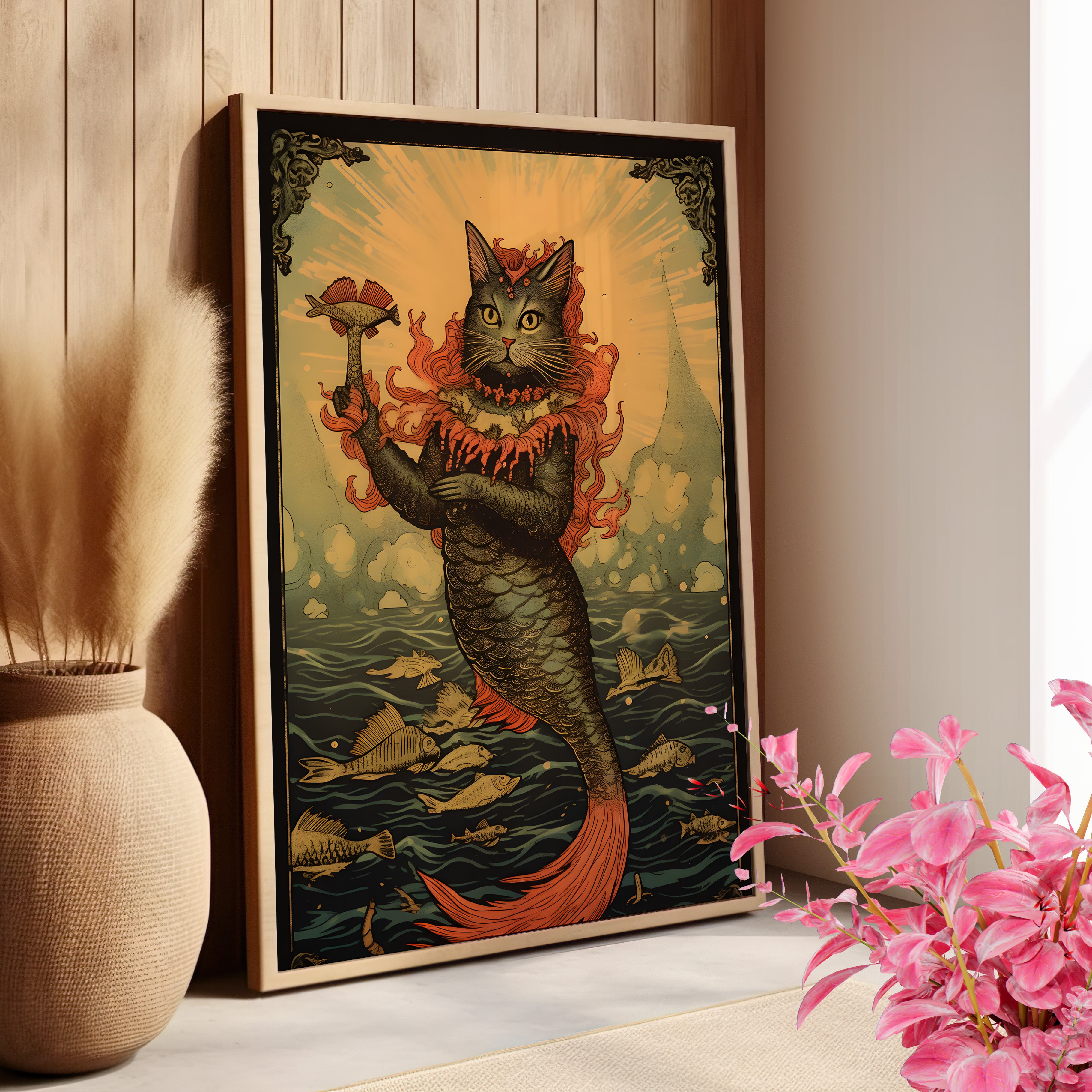 Fiery Feline of the Sea