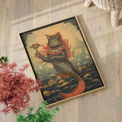 Fiery Feline of the Sea