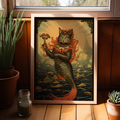 Fiery Feline of the Sea