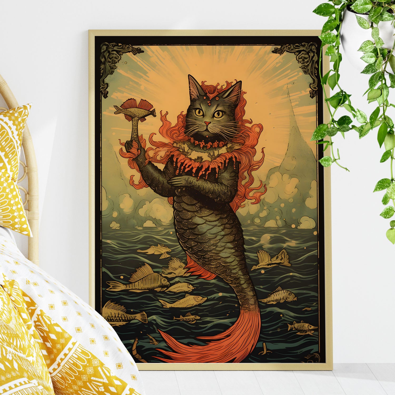 Fiery Feline of the Sea