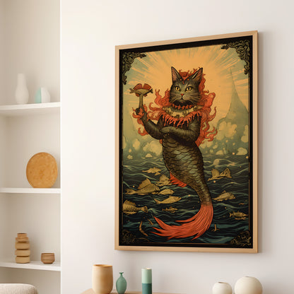 Fiery Feline of the Sea