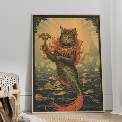 Fiery Feline of the Sea