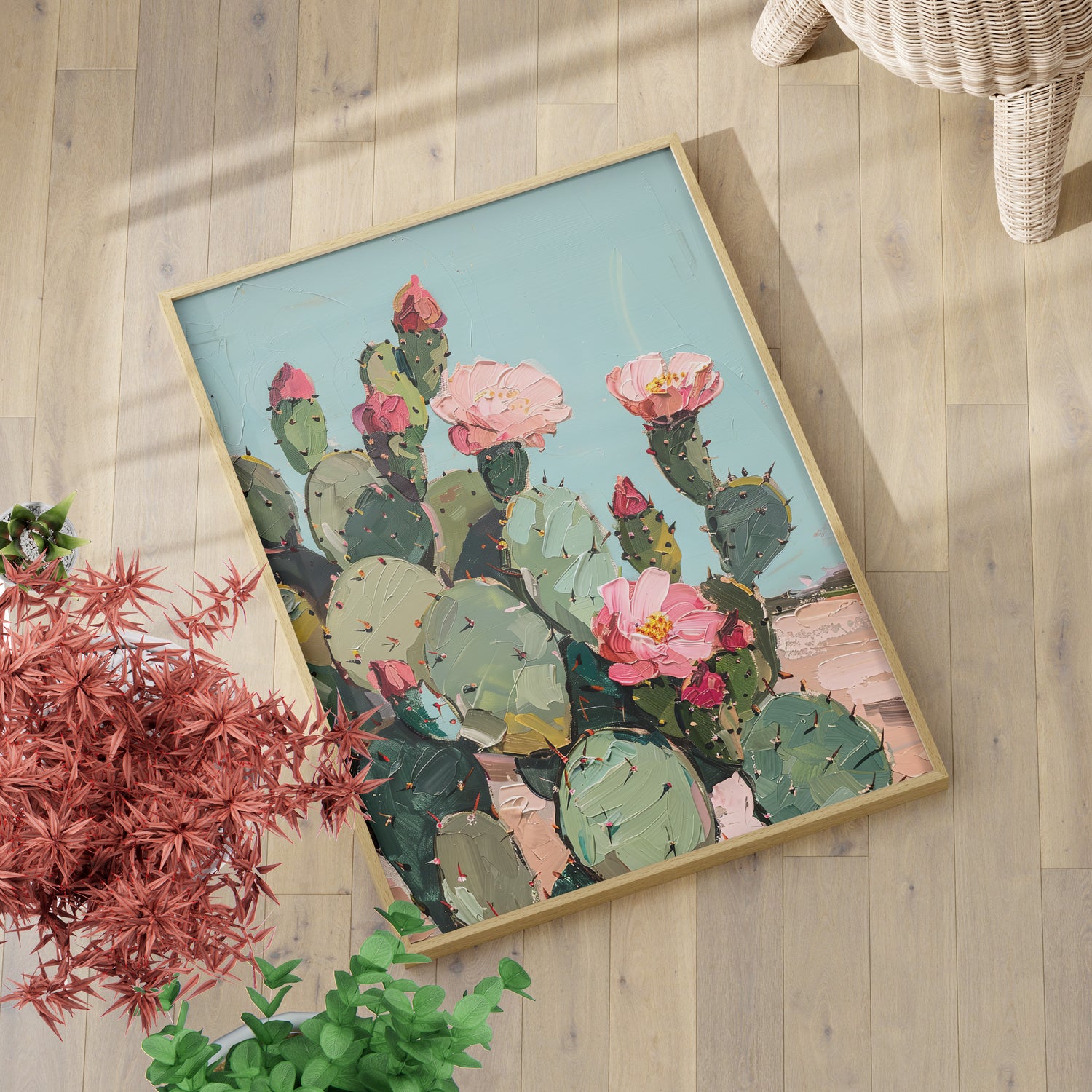 Arizona Blooming Cactus Color