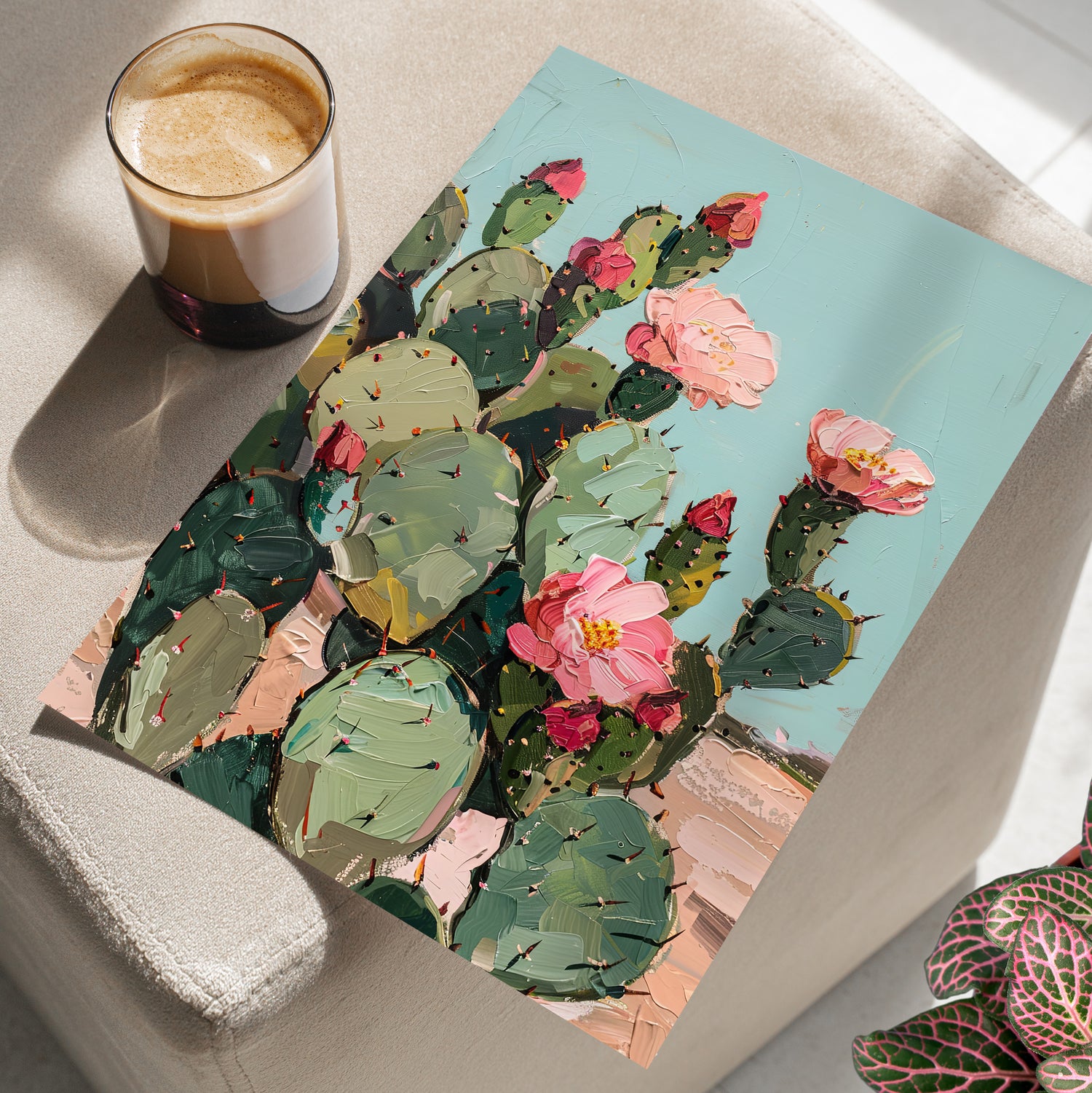 Arizona Blooming Cactus Color