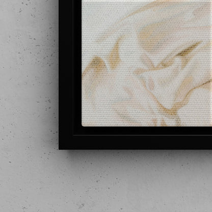 Framed Canvas - Cozy Frogs Romantic Bliss
