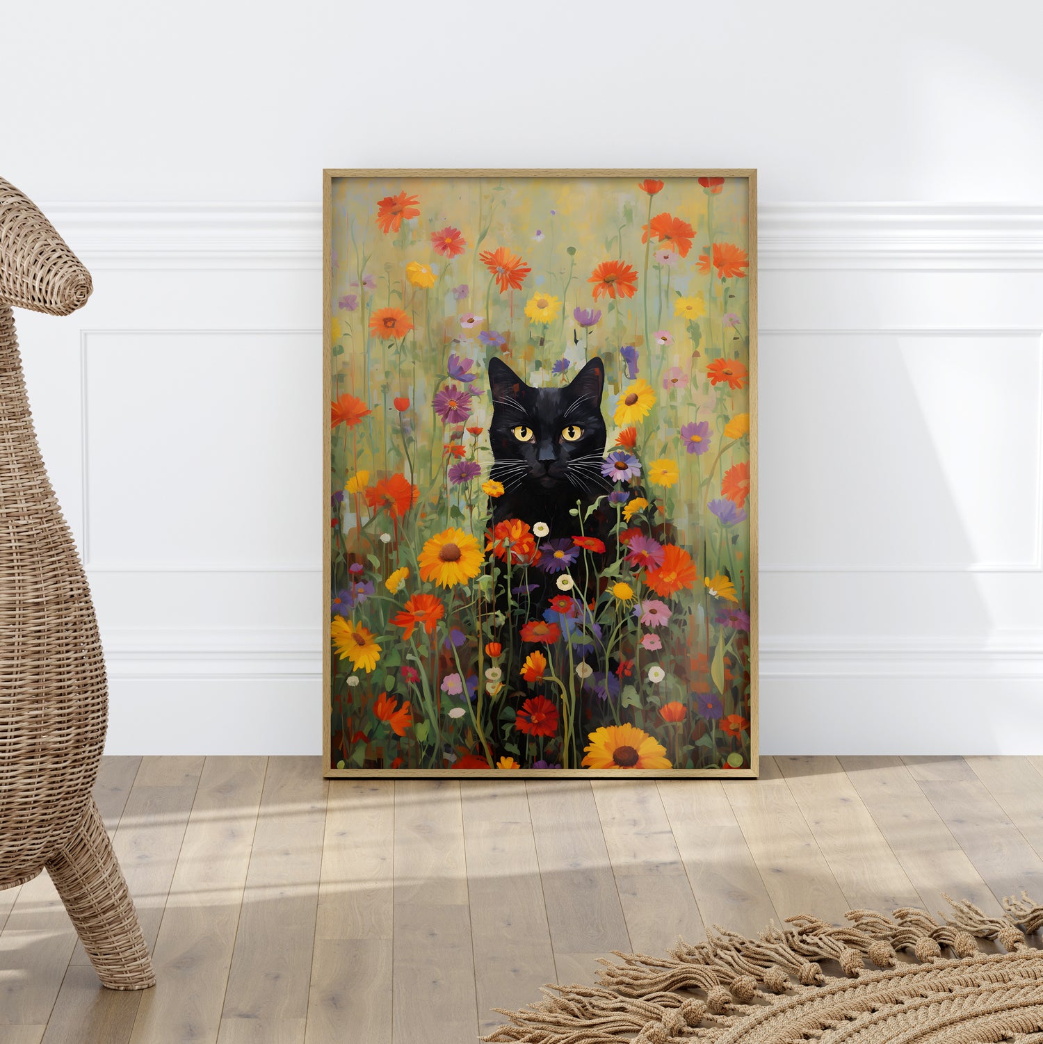 Feline Floral Fantasia