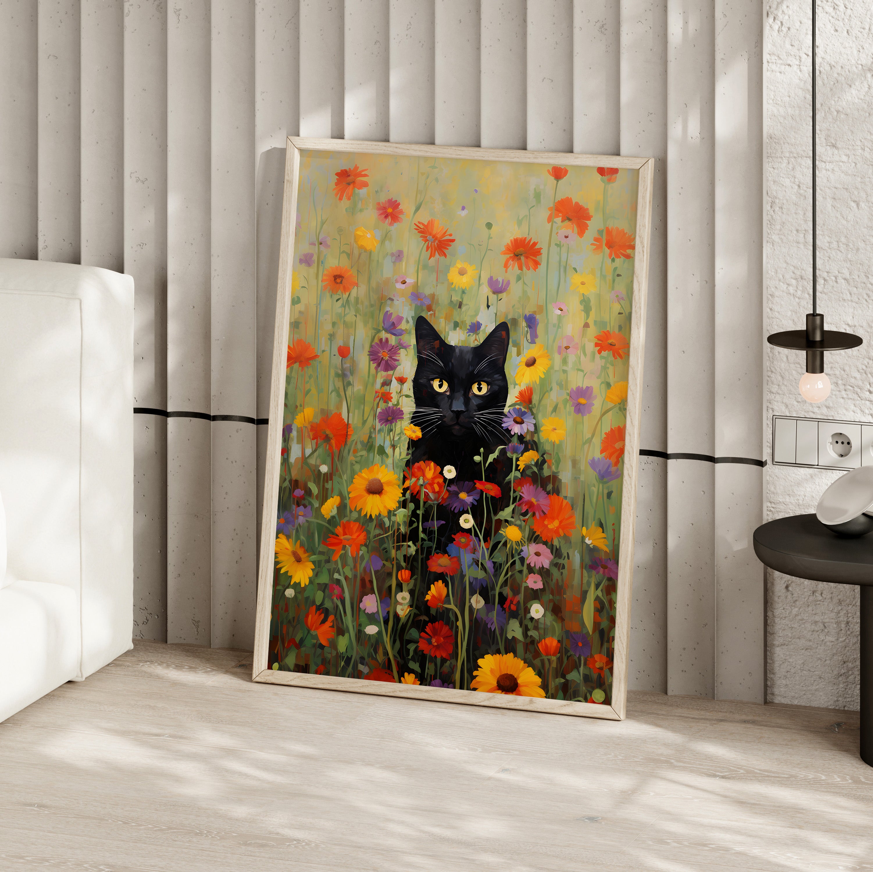 Feline Floral Fantasia