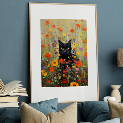 Feline Floral Fantasia