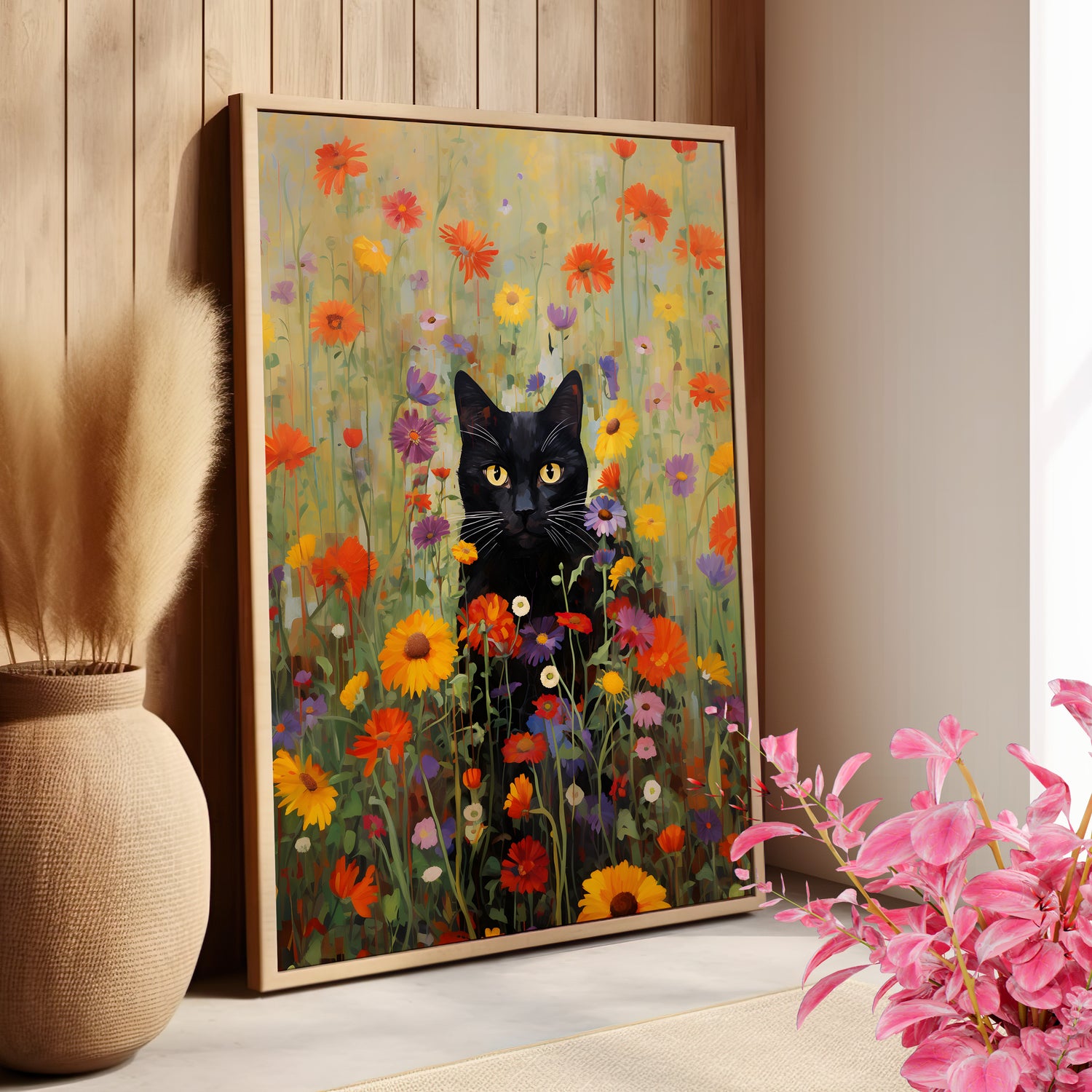 Feline Floral Fantasia